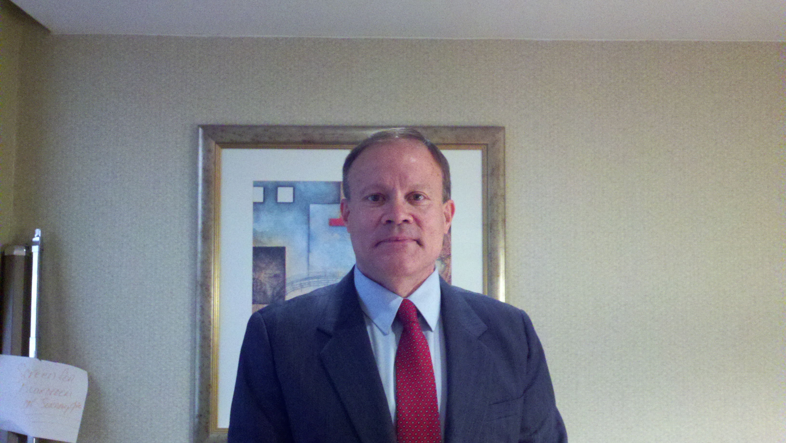 Mark Dankof in Washington, D. C. in November of 2011